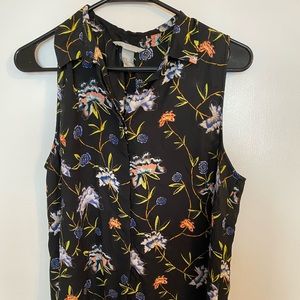 Floral tunic top